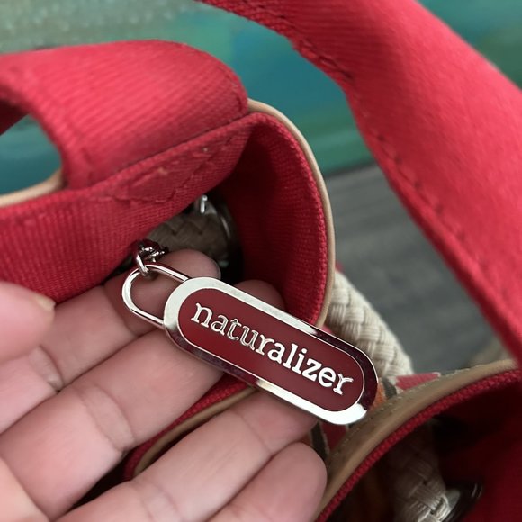 Red Purse Naturalizer Y2K Summer Purse /Boho Handbag / Beach Bag/ Red , … - Picture 5 of 13